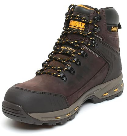 DEWALT Kirksville Mens Safety Boot | Water Resistant | Aluminium Toe Cap | S3S FO SR | UK Mens Size 9