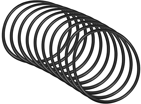 QUARKZMAN Nitrile Gomma O-Ring 45mm x 41mm x 2mm Guarnizioni di Tenuta Anelli Rubinetti Rotondo Guarnizione Rondella per Rubinetto Idraulica Riparazione Sigillatura Connessione, 10 Pezzi
