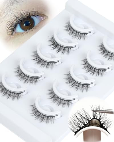 Self Adhesive Eyelashes Ciglissime Press E Go Autoadesive Extension Ciglia C Curl Ciglia Finte Senza Colla Morbido E Confortevole Diy Lashes Extension at Home by Obeyalash (Q214)