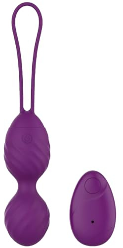 Quintrost Vibrateur Bullet Vibromasseur, Boules de Geisha Bullet Vibromasseurs avec 10 Modes Vibration, Oeuf Vibrant du Clitoridien Point G Sex Toys, pour Femmes Couple Adultes Jouets sexuels