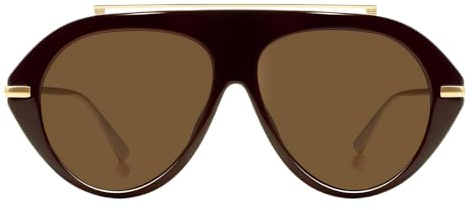 Ceriselle Pilot Lunettes de soleil, Lunettes Aviateur Rétro & Lunettes de Pilote pour Femmes et Hommes, Grandes Lunettes de soleil Vintage Années 70 Dorées pour Protection Solaire et Mode