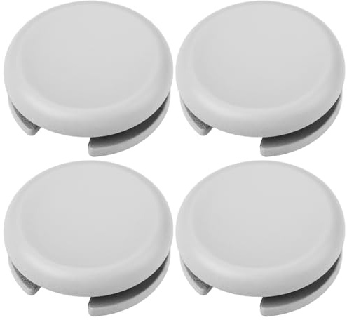 YINETTECH Lot de 4 capuchons de rechange pour Nintendo 3DS 2DS 3DS XL 2DS XL LL Gris