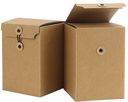 Lot de 10 Boîtes d'emballages de Mug, Boîte Carton Mug en Papier Kraft épaissi Durable Mail Cadeaux Emballage Petite Boîte Marron Emballage Boîtes de Tasse, Boîte Carton ondulé Coffret Cadeau de Noël