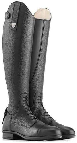 Tattini Breton Close Contact Allacciato Stivali alti da equitazione, Nero , 39 2/3 EU