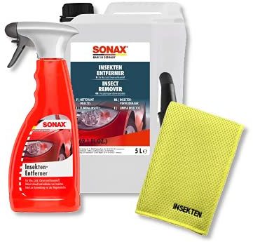 SONAX InsektenEntferner (5.5 Liter) zur Entfernung von Insektenresten auf Glas-, Lack-, Chrom- und Kunststoffoberflächen