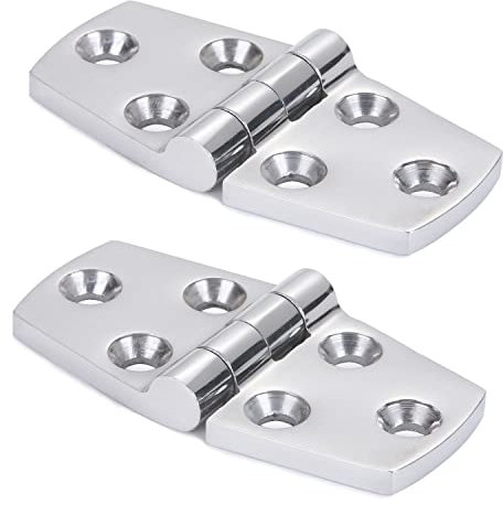 9Tong Marine Halterung Tür Scharniere Rostfreier Stahl Luke Boots Scharnier Hardware Schwerlast Boots Scharnier Deck Kabinett SUS316 2pcs 38 mm x 76 mm
