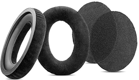 ACCOUTA Ersättningsöronkuddar Kompatibel med Sennheiser HZP26 HZP41 G4ME ONE Game ONE PC 320 PC 363D PC 360 PC 373D Headset Ersättning Öronkuddar med Velour och Memory-skum