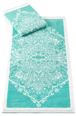 Bassetti MARECHIARO Handtuch aus 100% Baumwolle in der Farbe Pistaziengrün V1, Maße: 50x100 cm - 9329089