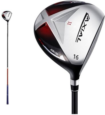 #1/#5 - Híbridos de madera para palos de golf para diestros, niños y niñas, eje de grafito, palo de golf, deportes (negro, #1,9-12 años)