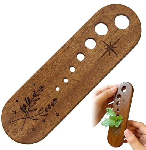 Utensile separatore di foglie di verdure in legno, ciotola spogliarellista in ceramica per la preparazione della cucina - gadget da cucina divertente per uso domestico - regalo pratico per cuochi e