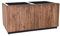 Pflanzkübel Pflanztrog Hochbeet aus recyceltem Holz, wetterfest, 40 x 81 x 41,5 cm, Antik Braun