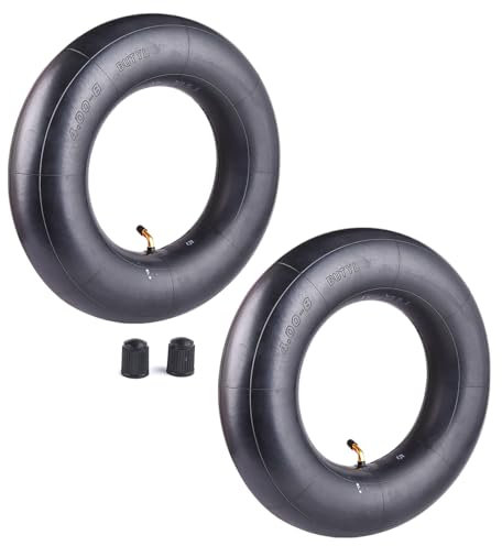 4,80/4,00-8 Schwerlast Innenrohr Innenschlauch Ersatz für Minibike Go Kart Mäher Hand Truck Schubkarre Cart Rubber 2 Packung
