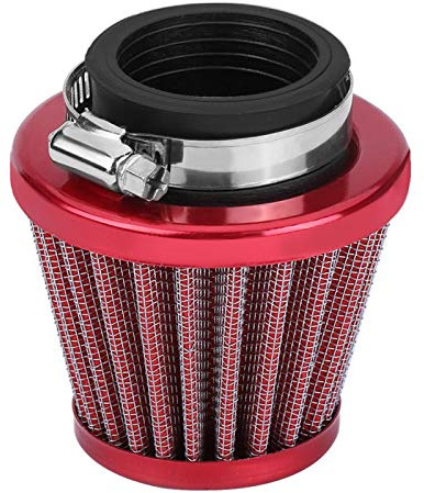 Air Filter to Cone Moto Carburetor Malossi Air Filter Clamp Air Filter 38mm Air Filter Intake Induction Kit for Off-Road Motorcycle ATV Quad Dirt Pit Bike(Red)