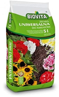 BIOVITA Sustrato universal de 5 litros, multicomponente, tierra para plantas, listo para usar, de origen natural