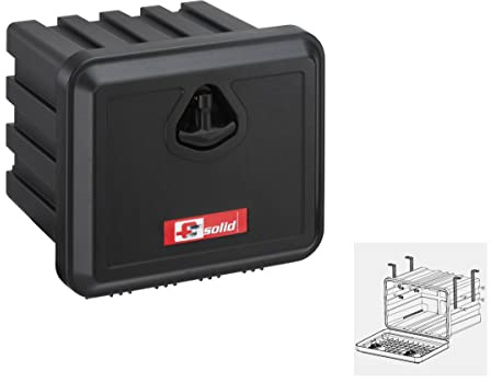 FTsolid Cassetta in Plastica Cassette Porta Attrezzi (400 x 350 x 350) Box sottoscocca Box per rimorchi Box per cinghie Cassetta portaoggetti Box per attrezzi