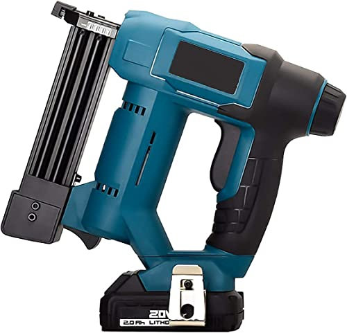 LMEIL Chiodatrice Brad a Batteria, Pistola sparachiodi Ricaricabile, 20V Max. Batteria agli ioni di Litio da 2,0Ah, per la casa e la Lavorazione del Legno