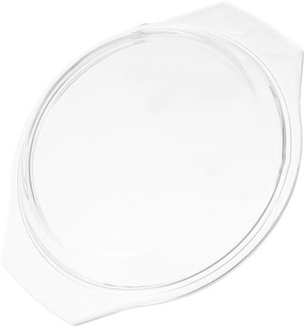 Garneck Couvercle Anti-Éclaboussures En Verre Pour Micro-Ondes - Couvercle De Plaque 20.6X17.8Cm Accessoire De Cuisine Pratique Et Sûr Pour Éviter Les Éclaboussures