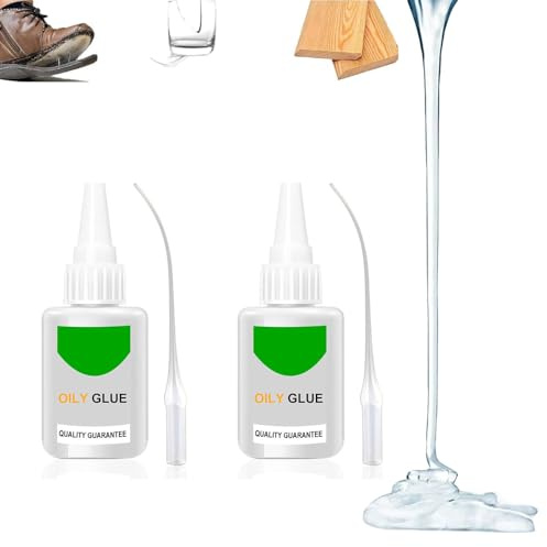 Super Colla 50g, Super Glue, Ultrarapida, Universale, per Plastica, Vetro, Pietra, Trasparente, Istantanea, 2pc
