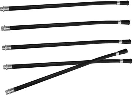 NUOBESTY Tubo Flessibile Estintore Ugello 4kg, Ricambio Plastica Resistente Per Estintore Ufficio e Azienda, Set 5 Pezzi Facile Sostituzione e Regolazione