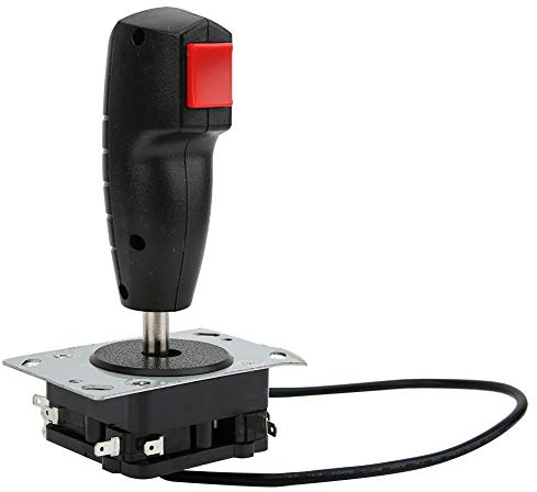 Flight Joystick 8 Way Adjustable Joystick PC Fighting Stick Parts for Video Game Simulator Flight Machines [video game]
