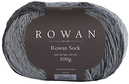 Rowan Rowan Sock Wool Stone 100% Wool Yarn - 100g, Col. 00004