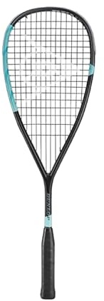 Dunlop Sports BLACKSTORM TI SLS Squashracket, svart/blå V23