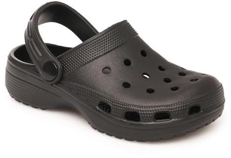A2Z 4 Kids Clogs AZ32557 Black 1 UK
