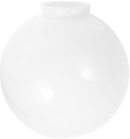 Hoement Cubierta para Protección Ocular de Lámpara de Acrílico Blanco para Exterior y Embellecimiento Pantalla Esférica Reemplazo en Espacios Abiertos