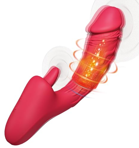 MAKEJIYE Vibratoreper Donna Professionale Sex Toys Dildo vibrante realistico Vibratore G-point femminile 7 * 7 Modalità vibratoria Adatto a coppie Donna Materiale silicone impermeabile