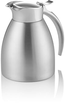 Isolierkanne 0,3 L Chromnickelstahl silber grau, doppelwandige Vakuumisolierung