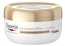 Eucerin Hyaluron-Filler + Elasticity Straffende Körpercreme 200 ml, Bodylotion strafft und regeneriert die Haut, feuchtigkeitsspendende Hautpflege mit Hyaluronsäure, Thiamidol und Arctiin