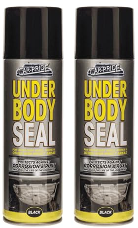 2PCS Underbody Seal Spray, Long-Lasting, Resilient Layer, Easy And Direct Application, Resist To Corrosion And Rust, Multiple Uses, 400ML