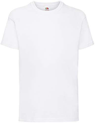 Fruit of the Loom Childrens/Kids Iconic T-Shirt (14-15 Years) (White)