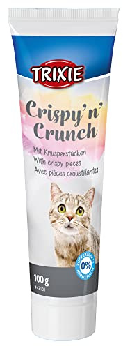 TRIXIE Snacks de Premio Gato - Pasta Crispy'n'Crunch, 100 g