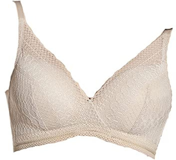 Reggiseno in coppa B con imbottitura e senza ferretto varie taglie e colori disponibili Art. Regina (5 Tierra)