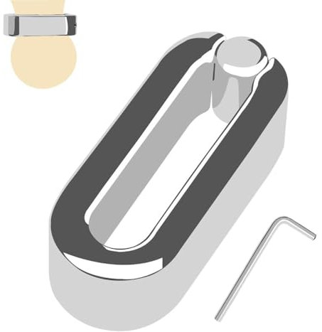 Guspiun Hodenring Hodensack Anhänger Ball Stretcher Edelstahl Erotik Cockring CBT Schwerer Hodensack Metall Penis Hoden Stretching Übung Penisring Bondage Sexspielzeug
