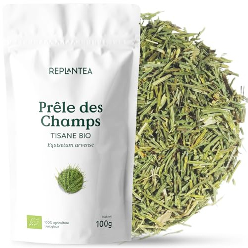 TISANE PRÊLE BIO 100g (50 Tasses) | Infusion Prêle des Champs | Equisetum arvense REPLANTEA