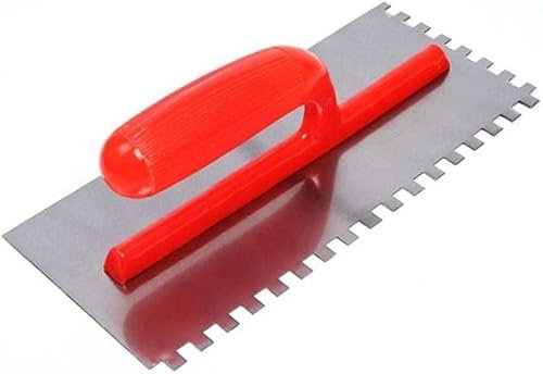 Cazzuola, Cazzuola for stuccatura Cazzuola for intonaco 1 PZ 28X12 cm Cazzuola for finitura for intonaco Manico con lama in acciaio e plastica affilata ABS dentellato Lama durevole antiaderente Quadra