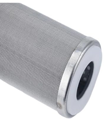 XBTNCYFE Filtro for L'acqua in Acciaio Inossidabile da 10 Pollici, può Essere Pulito E Riutilizzato, Resistente alla Corrosione, Resistente alle Alte Temperature, 5 Micron E Altro Ancora(40 Micron)