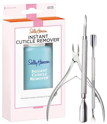 Nagelhaut-Entferner-Set: Nagelhautzange & Nagelhautschieber-Werkzeuge | Nagelhautweichmacher | Maniküre & Pediküre