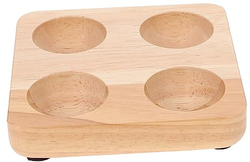 BEBEMOKO Support Bois Pour Boîte De Rangement Pratique Pour Réfrigérateur Organisateur De Cuisine Bois Pour Compartiments Pour Décoration Rangement