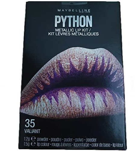 GEMEY MAYBELLINE - Kit Rouge à lèvres - PYTHON Lèvres métalliques - 35 Valiant
