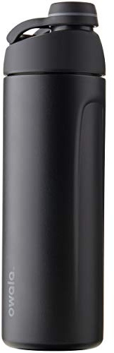 Owala Twist Edelstahl Trinkflasche mit Drehverschluss, 710ml, Very, very dark