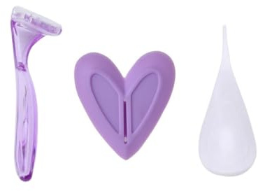 Bikini Rasierer 3 Stück-pack aus Kunststoff für Damen, Haarrasierer | Damentrimmer für Intimzone Elektrisch, Sichere Haarentfernung, Formen Schneiden, Glatte Haut Zufällige Farbe