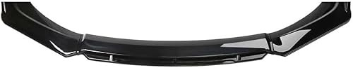 liyananli Kit Splitter Spoiler Anteriore per Opel Mokka X 2016-2021, Labbro del Paraurti Lip, Accessori Tuning Carrozzeria Auto,Black/A