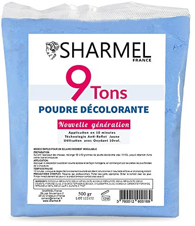 Poudre Décolorante 9 TONS - SHARMEL - Professional (1 x 500g)