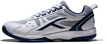 HUNDRED Raze Non-Marking Professional Badminton Shoes | Material Upper: Polyester, Sole: Rubber | Suitable for Indoor Tennis/Squash/Basketball & Padel
