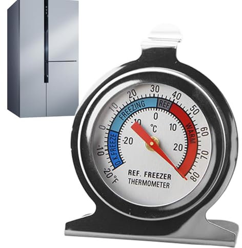 Thermomètre de four en acier inoxydable, jauge de température précise | Outil de cuisson portable, compteur de pied pour cuisiner, grill, barbecue, maison, pique-nique, température facile à lire