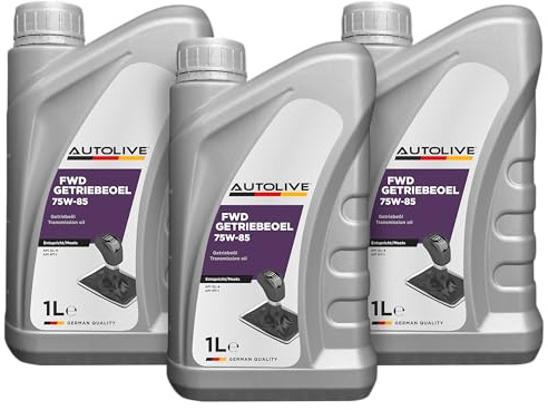 AUTOLIVE 75W-85 3L (Pack de 3 x 1L) – Aceite de Transmisión Semisintético para Cajas Manuales y Mandos Finales – Ahorro Energético, Protección Antidesgaste y Larga Duración – API GL-4/MT-1