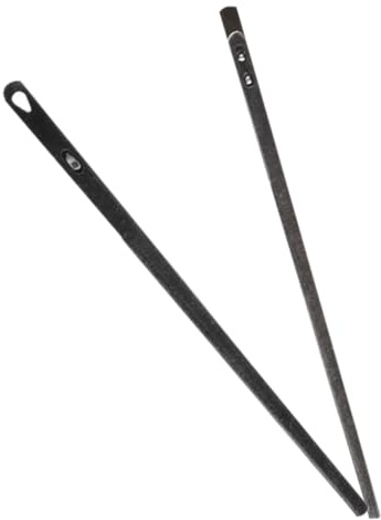 Ipetboom 2 Pezzi Aghi per Cucito Pelle in Acciaio Resistente da Ago Spesso Liscio per Artigianato Pelle Cucitura Manuale Comoda e Durevole per Lavori DIY